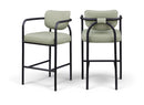 Serava - Vegan Leather Upholstered Bar Stool