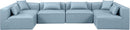 Cube - 6 Piece Modular Armless Sectional