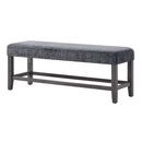 D8030DT - Dining Table Bench - Black / Brown