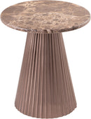 Cindra - Genuine Marble Top And Iron Base Table