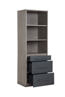 Estevon - Bookcase - Gray Oak