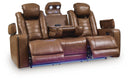 Gruaro - Power Reclining Sofa With Adjustable Headrest - Amber