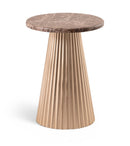 Cindra - Genuine Marble Top And Iron Base Table