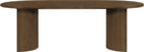 Caldra - Oak Veneer And Solid Wood Dining Table