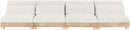 Turin - Chenille Fabric Upholstered Modular Sectional - White