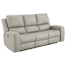 Brickston - Triple Power Reclining Sofa