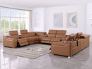 1116 - 12-Piece U-Shaped Sectional Sofa In With 4 Power Recliners & Power Headrests