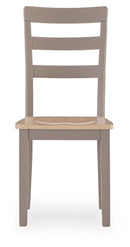 Harperfeld - Dining Room Side Chair (Set of 2) - Natural / Gray
