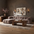 Orin - Velvet 4 Piece Modular Sectional With Chaise