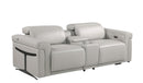 1126 - 3-Piece Modular Power Reclining Loveseat In With 2 Power Recliners & Power Headrests
