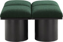 Pavilion - 4 Piece Modular Bench With Black Base