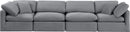 Indulge - Velvet 4 Seat Modular Sofa