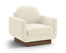 Diviento - Velvet Performance Fabric Upholstered Accent Chair
