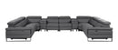 1246 - 10-Piece U-Shaped Modular Power Reclining Sectional With 4 Power Recliners And Power Headrests