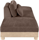 Turin - Chenille Fabric Upholstered Modular Sectional - Brown
