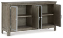Krystanza - Dining Room Server - Weathered Gray