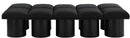 Pavilion - 10 Piece Modular Bench With Black Base