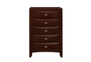 Linda - 5 Piece Queen Bedroom Set - Merlot