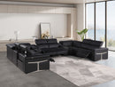 1126 - 10-Piece U-Shaped Sectional Sofa In With 4 Power Recliners & Power Headrests