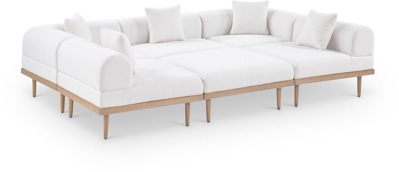 Laguna - 6 Piece 142" Outdoor Patio Modular Sectional