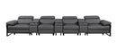 1246 - Modular Power Triple Reclining Triple Console Sofa With Power Reclining Headrests