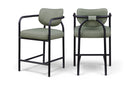 Serava - Vegan Leather Upholstered Bar Stool