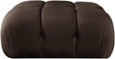Orin - Velvet Performance Fabric Upholstered Modular Ottoman