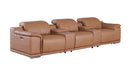 9762 - 5-Piece Modular Power Reclining Sofa And Loveseat Set With 3 Power Recliners In