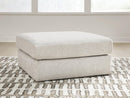 Kestrie - Oversized Accent Ottoman - Feathered