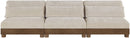 Turin - Chenille Fabric Upholstered Modular Sectional - Taupe