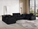 1116 - 8-Piece U-Shaped Sectional Sofa In With 2 Power Recliners & Power Headrests