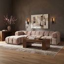 Orin - Velvet 4 Piece Modular Sectional With Chaise