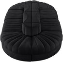 Rummi - Oval Velvet Performance Fabric Upholstered 8 Piece Modular Sectional