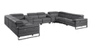 1246 - 10-Piece U-Shaped Modular Power Reclining Sectional With 4 Power Recliners And Power Headrests
