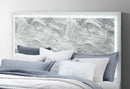 Naomi - Queen Bed With LED - Silver