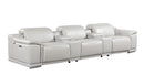 9762 - 5-Piece Modular Power Reclining Sofa And Loveseat Set With 3 Power Recliners In