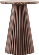 Cindra - Genuine Marble Top And Iron Base Table