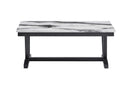 T1319 - Coffee Table - Black / White