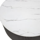 Kara - End Table - Black / White