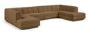Modari - Sectional - Brown