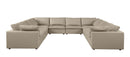1100 - 11-Piece U-Shaped Sectional In Top-Grain Italian Leather