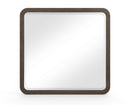 Morino - Oak Veneer And Solid Wood Mirror - Brown