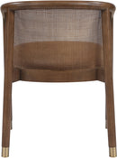 Sylvan - Vegan Leather Dining Chair (Set of 2) - Brown Frame