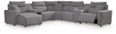 Modmax II - Reclining Sectional - Salt And Pepper