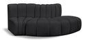 Arc - Faux Leather 3 Piece Modular Sofa