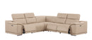 2679 - 5-Piece L-Shaped Power Reclining Sectional In Genuine Leather (3 Recliners)