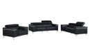 1140 - 3-Piece Sofa Set With Adjustable Headrest