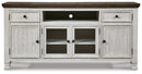 Havalance - Extra Large TV Stand - 4 Doors - Brown / Beige