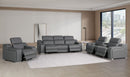 1116 - 7-Piece Modular Power Reclining Sofa, Loveseat & Chair Set In With 5 Power Recliners & Power Headrests