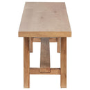 Middleton - Wood Backless Dining Bench Natural - Brown